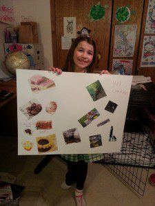 Kids can make vision boards, too