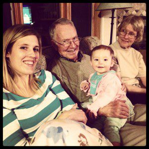 Brooklynn and her great grandpa