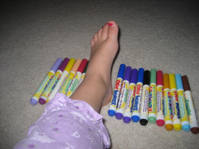 Toes and markers