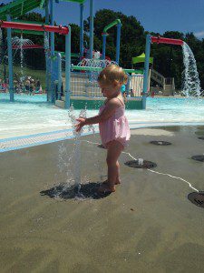 pool baby at Furman Aquatic in Ames