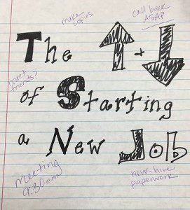 Highs and Lows of Starting a New Job