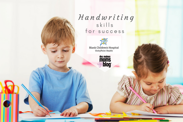 handwriting skills for success unitypoint health