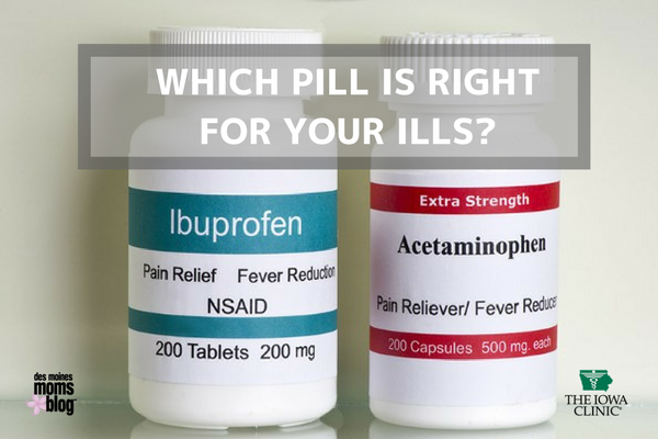 Acetaminophen or Ibuprofen