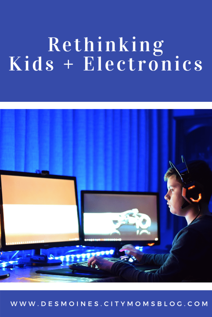 kids and electronics
