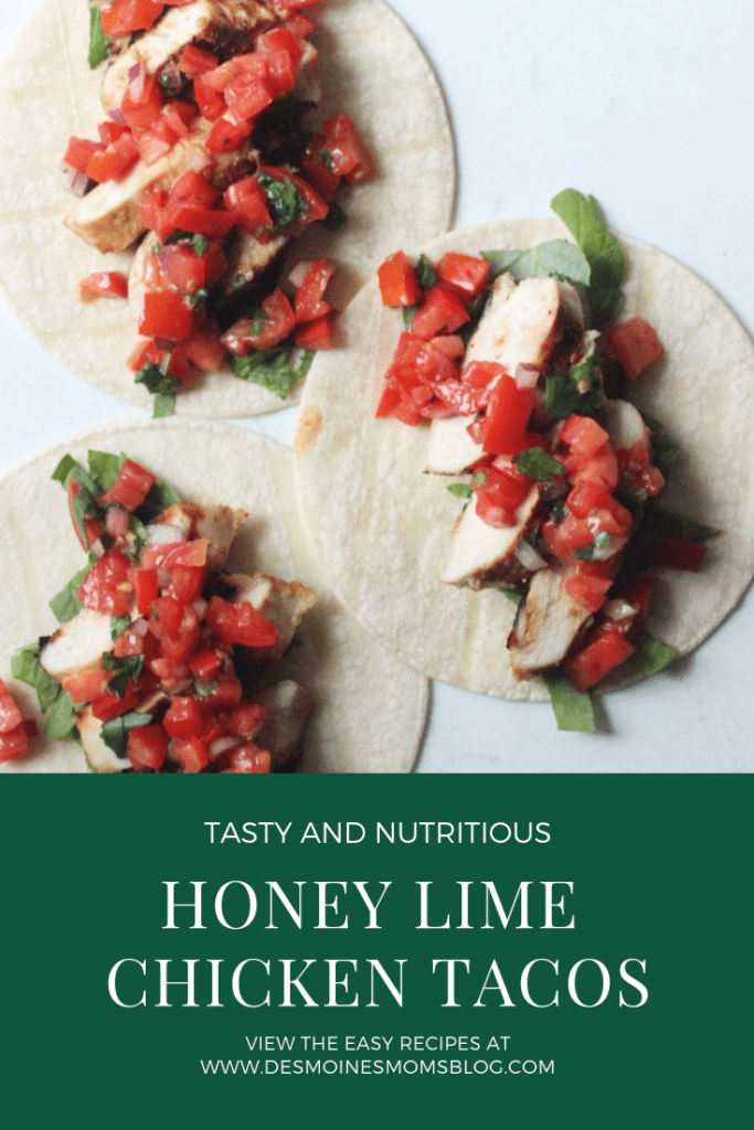 honey lime chicken tacos