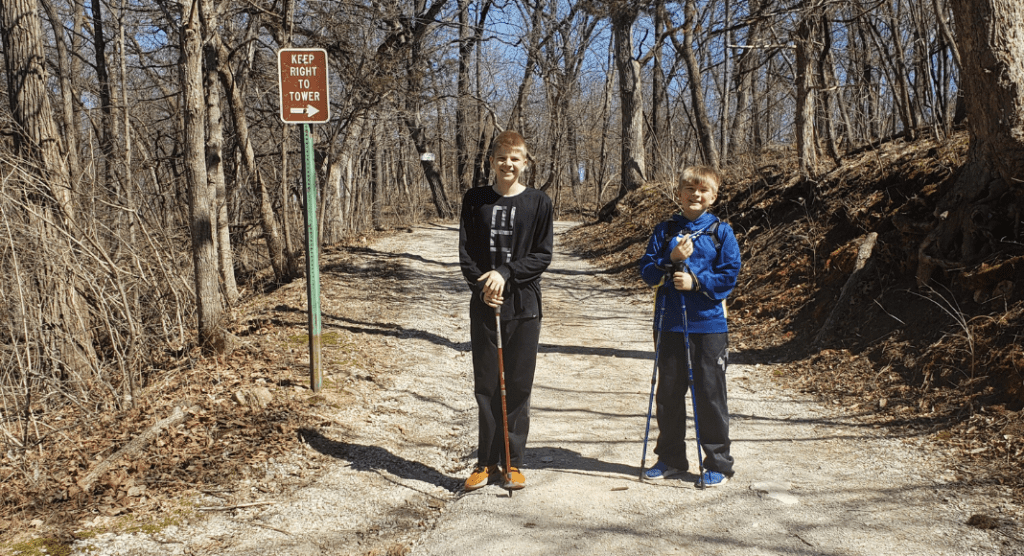 Katie Nyberg Hiking with Kids Des Moines Moms Blog