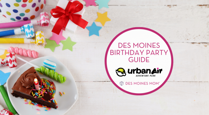 des moines birthday party