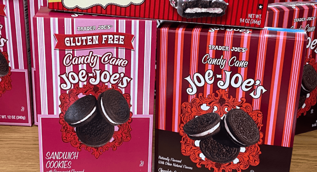 boxes of candy cane joe-joes 