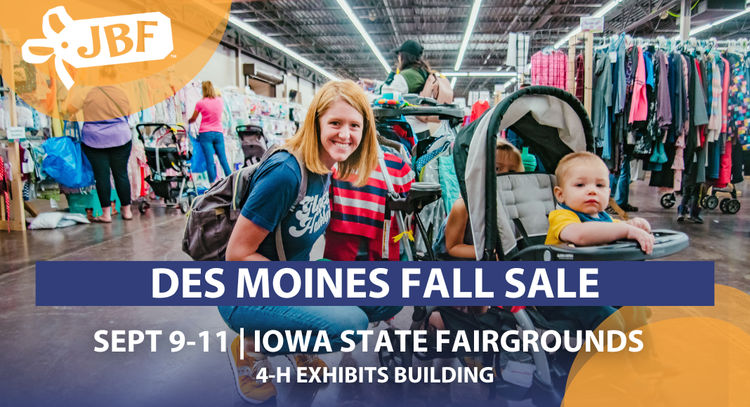 consignment Just Between Friends sale Des Moines Mom