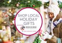 local holiday gifts in des moines