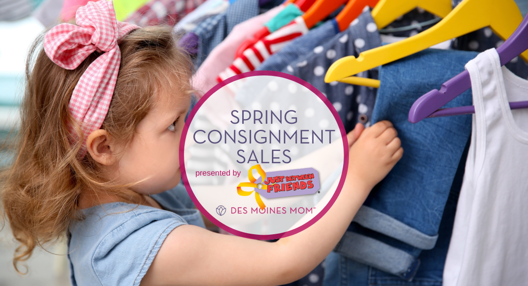 spring consignment sales just between friends